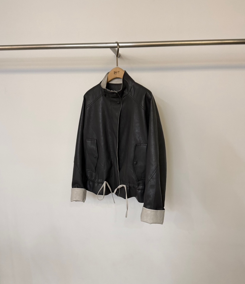 TWENTY FOUR SEVEN24-7韓國直郵26秋冬新品人氣真品皮衣TEWNTY FOUR SEVEN24-7皮衣