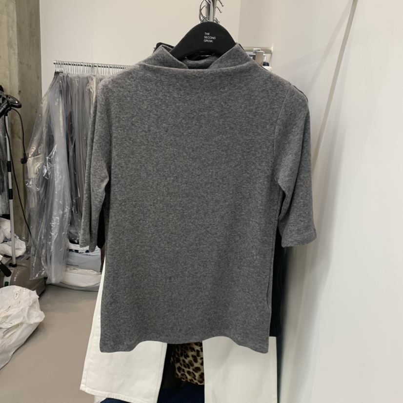 THE SECOND GROW韓國代購女士新品熱賣休閑T恤羊毛高領THE SECOND GROWT恤圖色4