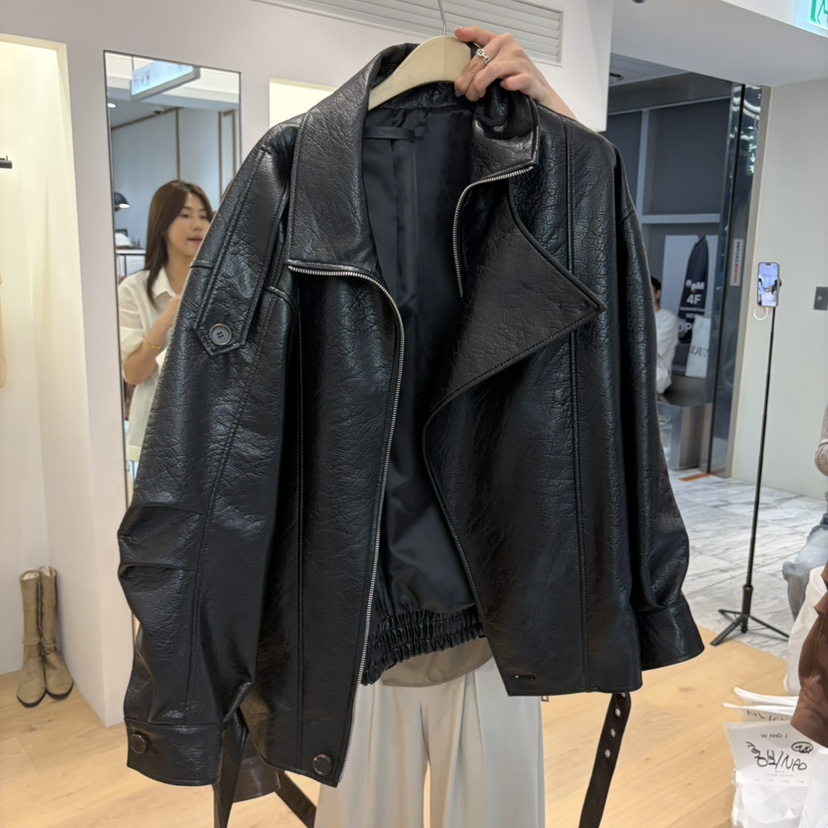 W AND J韓國代購26秋冬新款時尚休閑熱賣推薦人氣真品夾克W AND J夾克圖色2