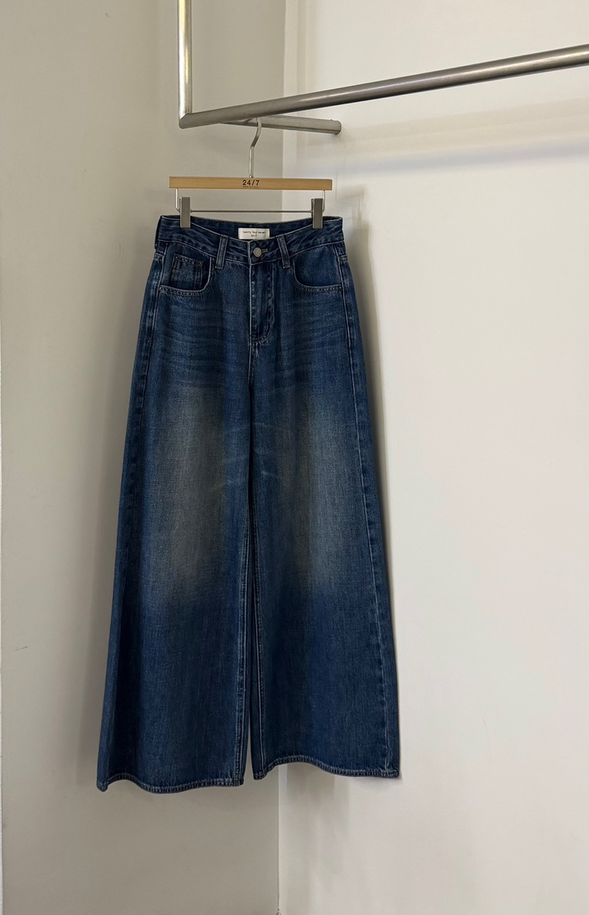 TWENTY FOUR SEVEN24-7東大門代購26秋季新品真品牛仔褲TEWNTY FOUR SEVEN24-7牛仔褲圖色1