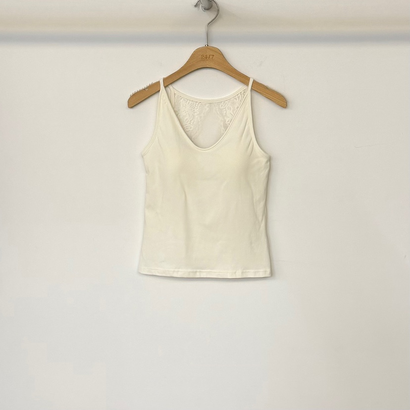 TWENTY FOUR SEVEN24-7韓國直郵女裝新品休閑吊帶背心雪紡蕾絲TEWNTY FOUR SEVEN24-7吊帶/背心圖色1
