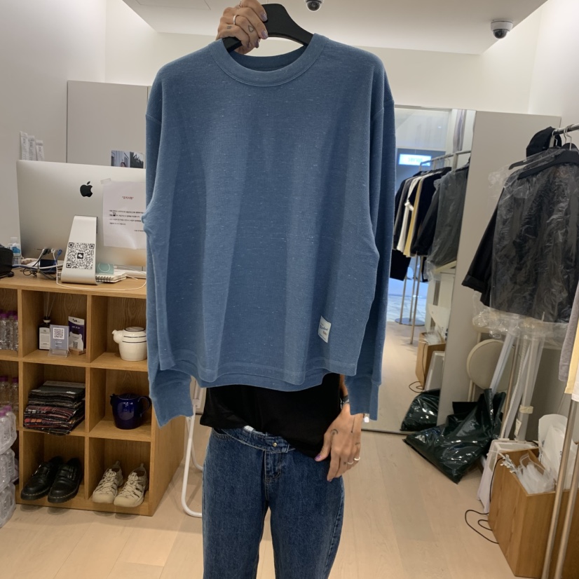 THE STARDUST東大門實拍26秋冬新品人氣時尚休閑長袖T恤THE STARDUST長袖T恤圖色2