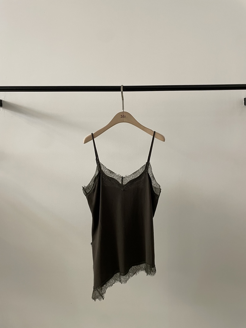 2DA/DARIMI-P東大門代購女裝新品休閑推薦真品吊帶背心2DA/DARIMI-P吊帶/背心圖色2墨綠