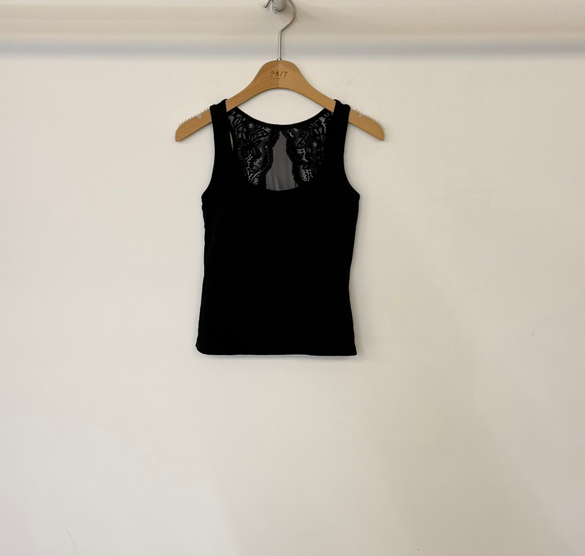 TWENTY FOUR SEVEN24-7東大門代購女士新品人氣吊帶背心無袖TEWNTY FOUR SEVEN24-7吊帶/背心圖色4黑色