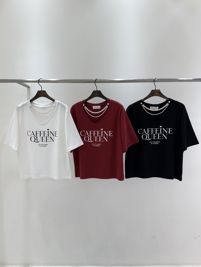 X東大門直郵女士新款推薦熱賣真品人氣休閑時尚T恤BORABORAT恤