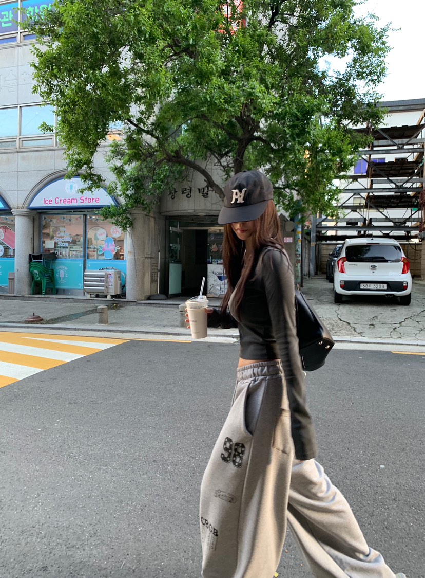 OKIE韓國直郵女士新品人氣時尚休閑推薦真品熱賣長袖T恤OKIE長袖T恤