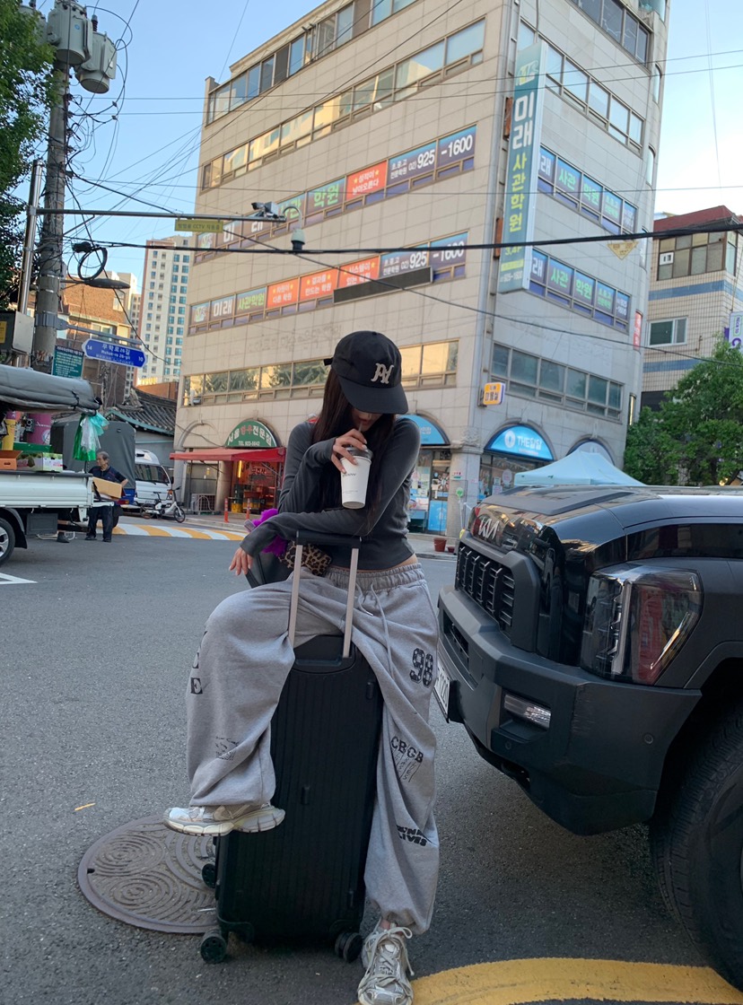 OKIE韓國直郵女士新品人氣時尚休閑推薦真品熱賣長袖T恤OKIE長袖T恤