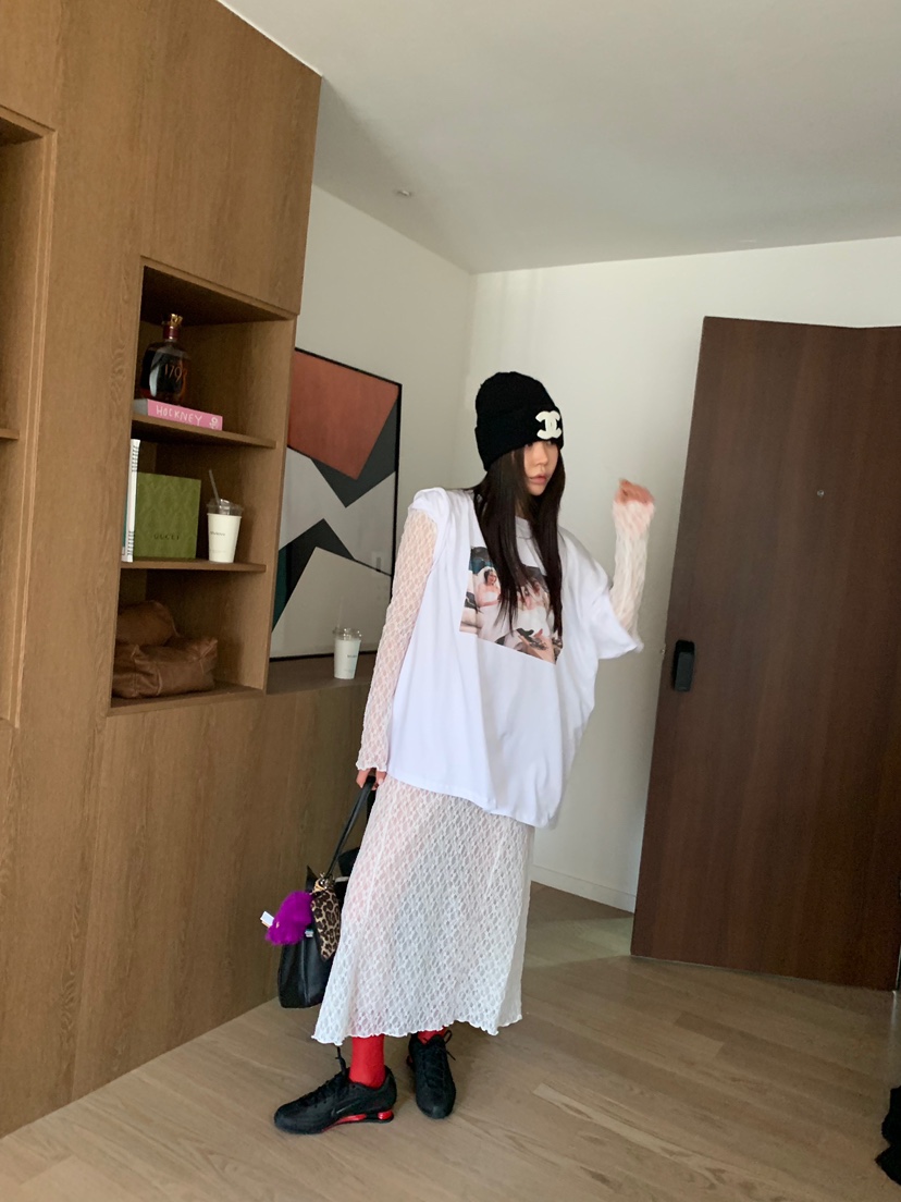 OKIE韓國直郵女裝新款時尚熱賣真品人氣推薦休閑T恤不含內搭OKIET恤