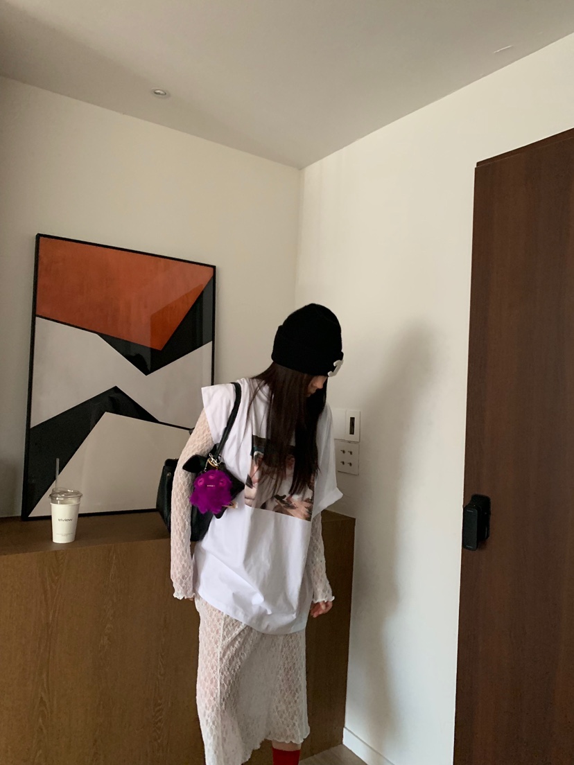 OKIE韓國直郵女裝新款時尚熱賣真品人氣推薦休閑T恤不含內搭OKIET恤