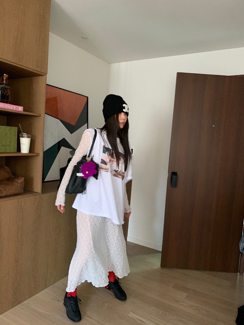 OKIE韓國直郵女裝新款時尚熱賣真品人氣推薦休閑T恤不含內搭OKIET恤
