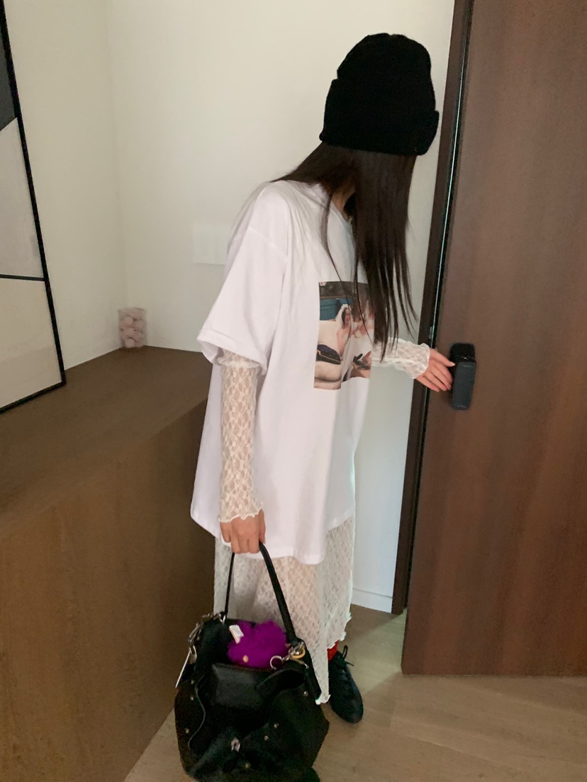 OKIE韓國直郵女裝新款時尚熱賣真品人氣推薦休閑T恤不含內搭OKIET恤