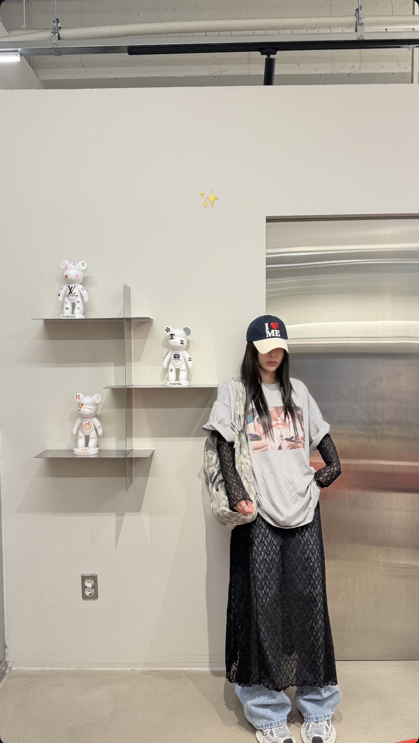 OKIE韓國直郵女裝新款時尚熱賣真品人氣推薦休閑T恤不含內搭OKIET恤