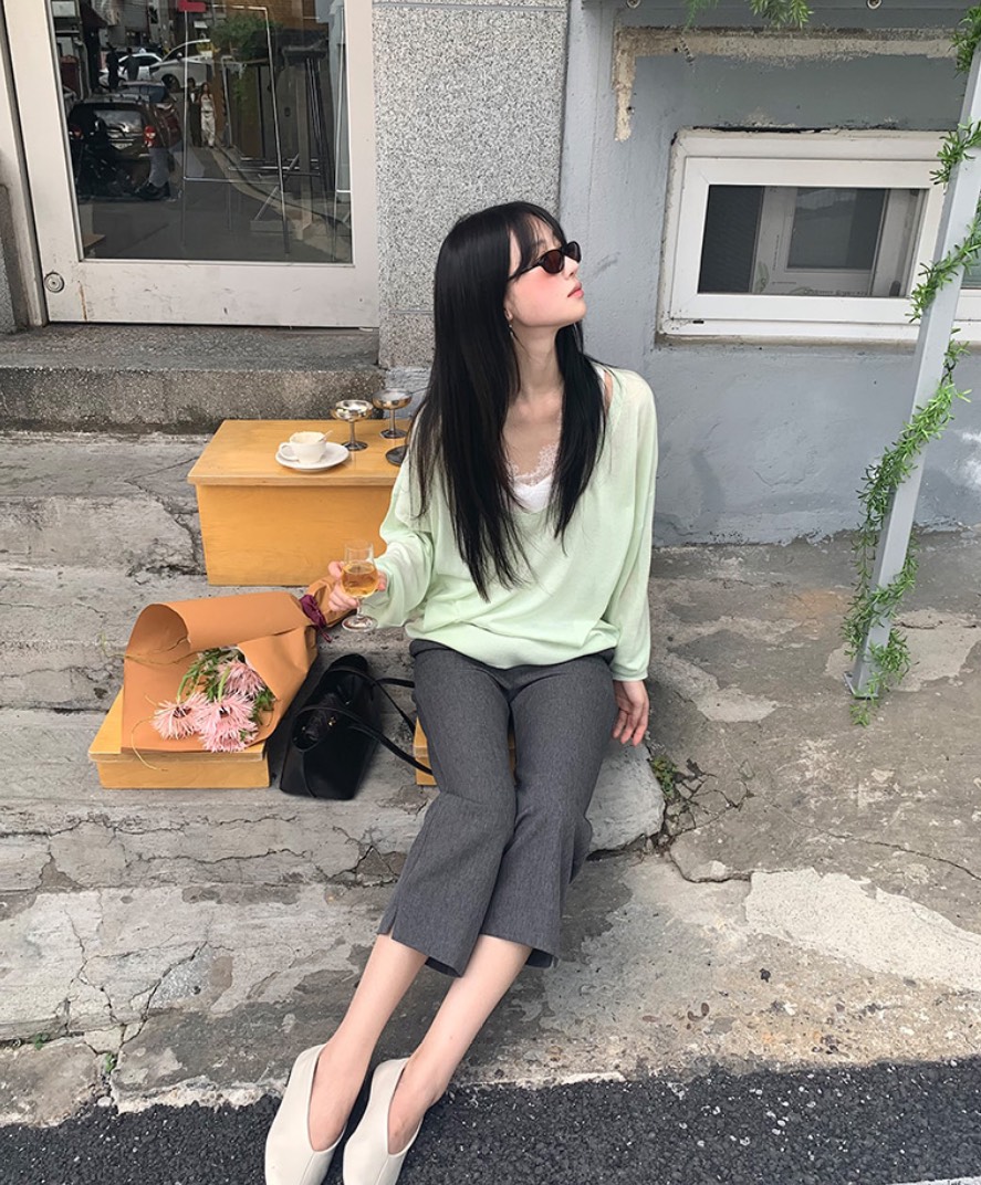 BLACK PIG/BERTO東大門直郵女士新品熱賣休閑休閑褲七分褲BLACK PIG/BERTO休閑褲