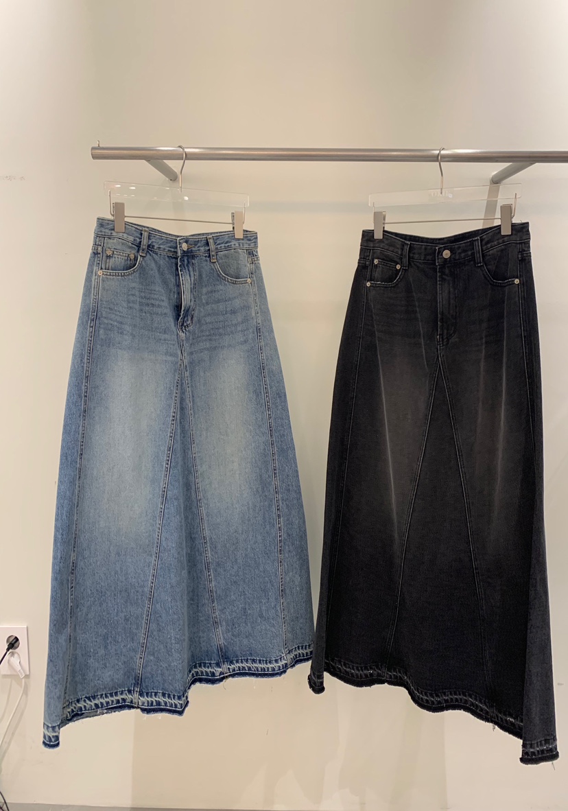 OKIE東大門代購女裝新款時尚推薦真品熱賣人氣長裙不含腰帶OKIE長裙