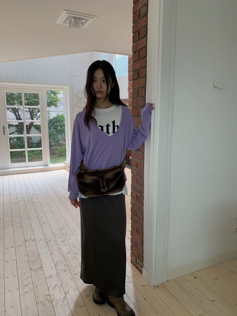 CAMEL-P東大門直郵女裝新品真品長袖T恤V領深VCame_l 家長袖T恤