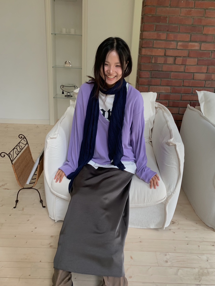CAMEL-P東大門直郵女裝新品真品長袖T恤V領深VCame_l 家長袖T恤