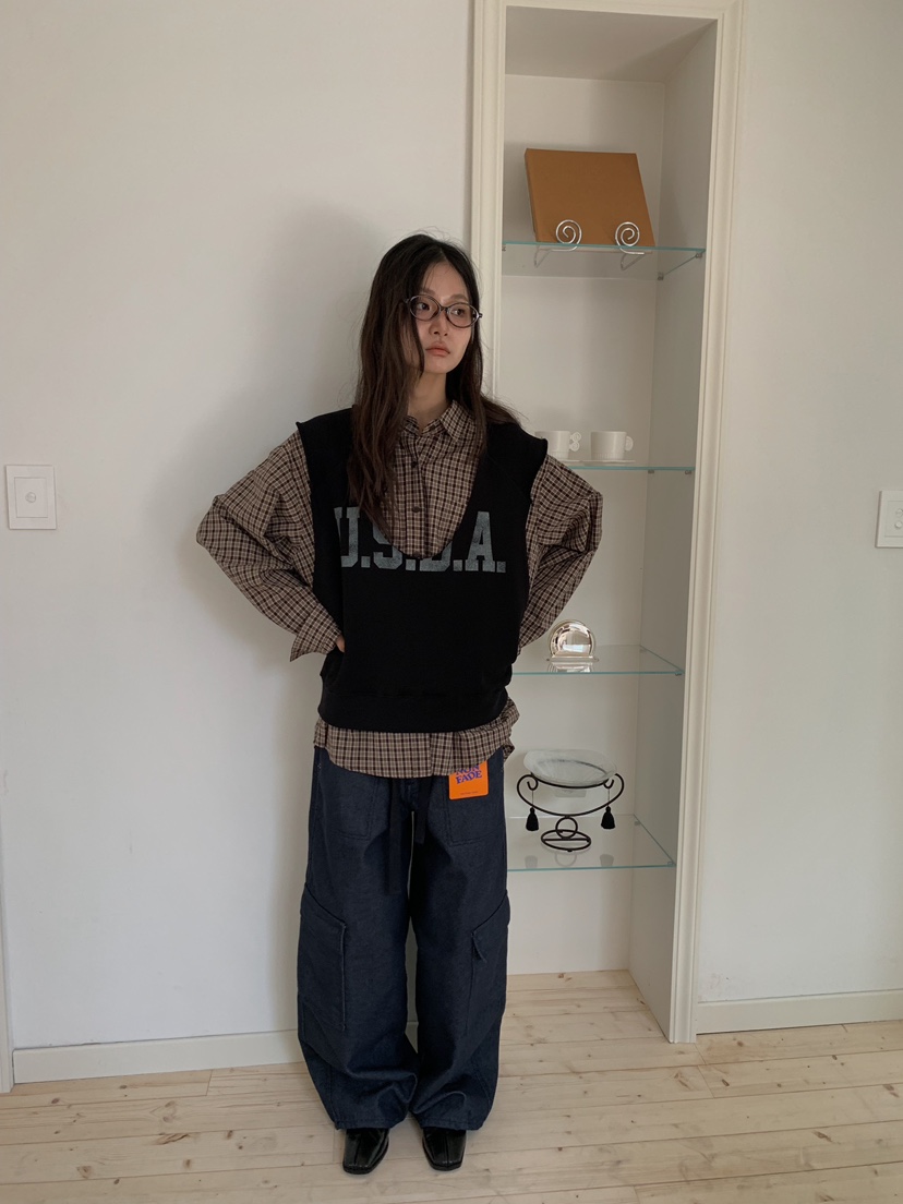 CAMEL-P東大門直郵女士新品休閑吊帶背心深U領Came_l 家吊帶/背心
