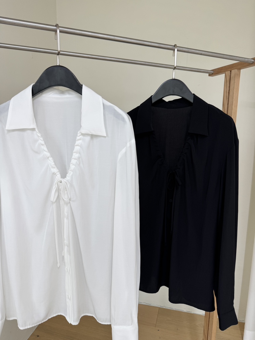 BLACK PIG/BERTO東大門直郵26秋季新款休閑推薦襯衫蕾絲衫BLACK PIG/BERTO襯衫/蕾絲衫