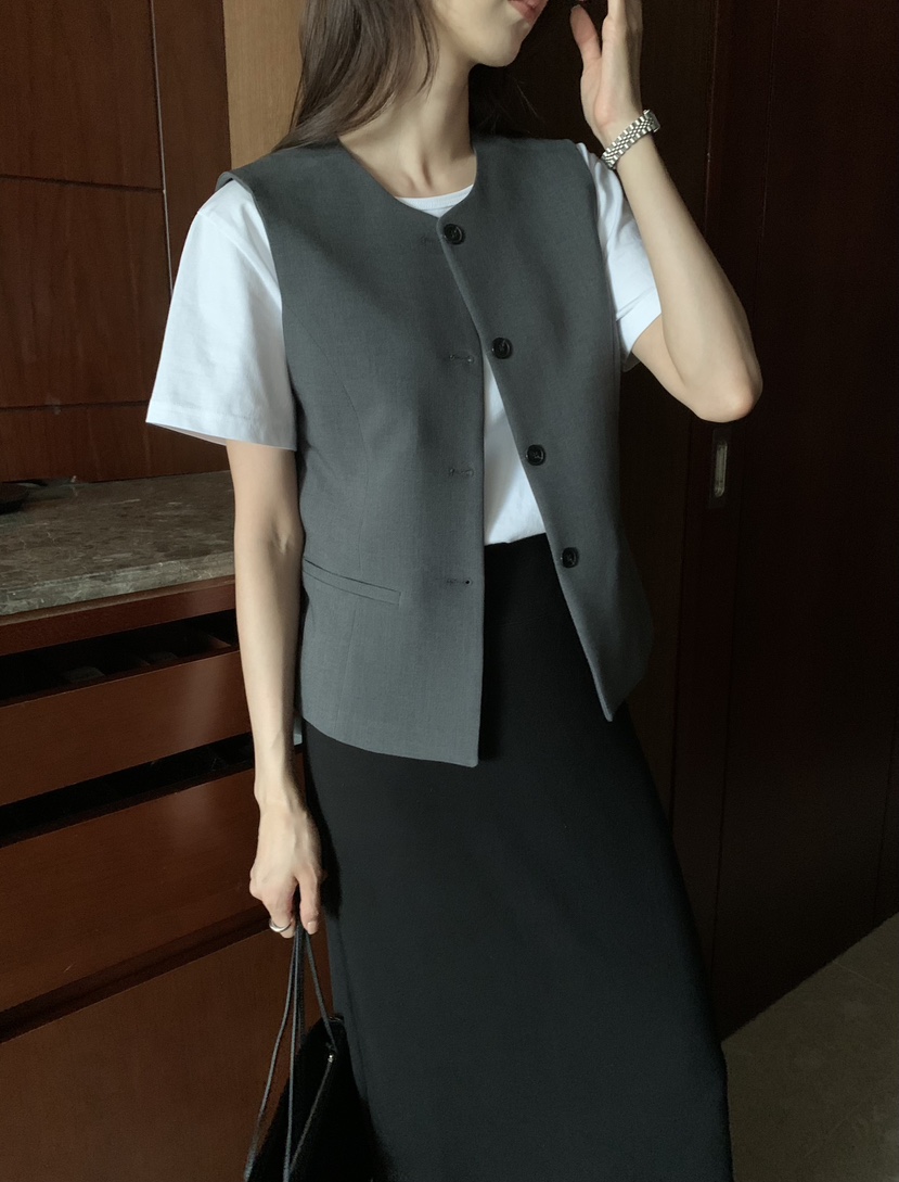 NOTICE韓國代購女士新款真品熱賣休閑人氣推薦時尚馬甲NOTICE馬甲