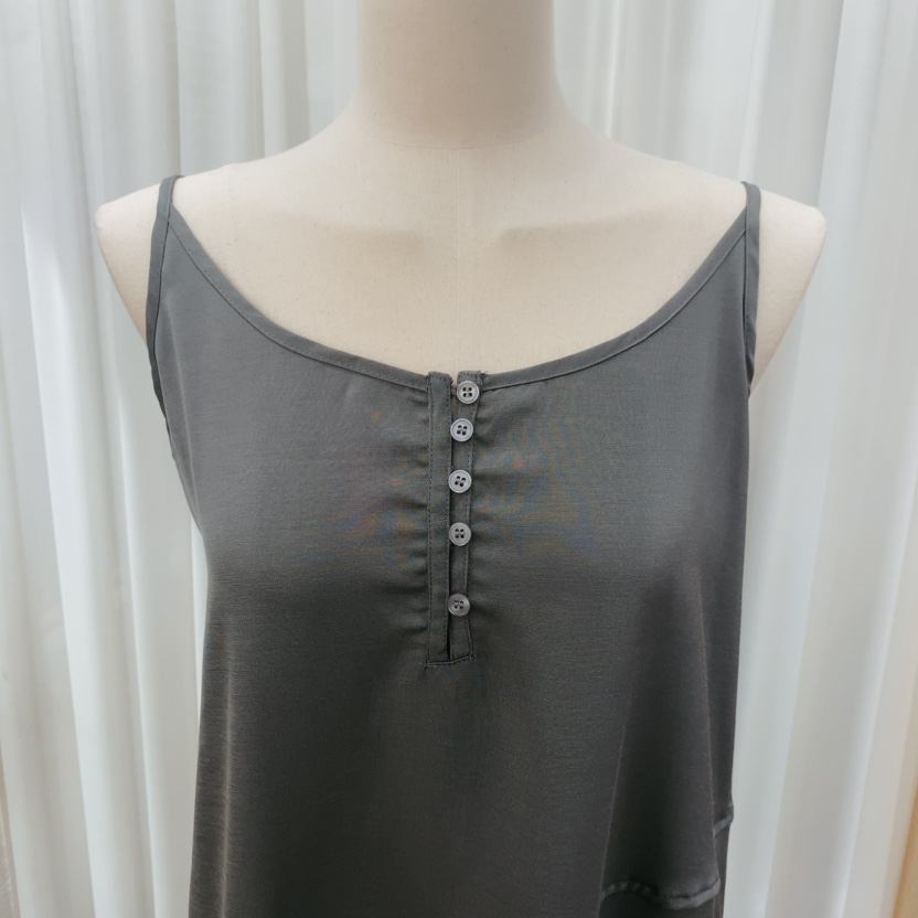 DARLUZ_MI東大門實拍女裝新品休閑時尚連衣裙OPS紐扣長款DARLUZ_MI連衣裙