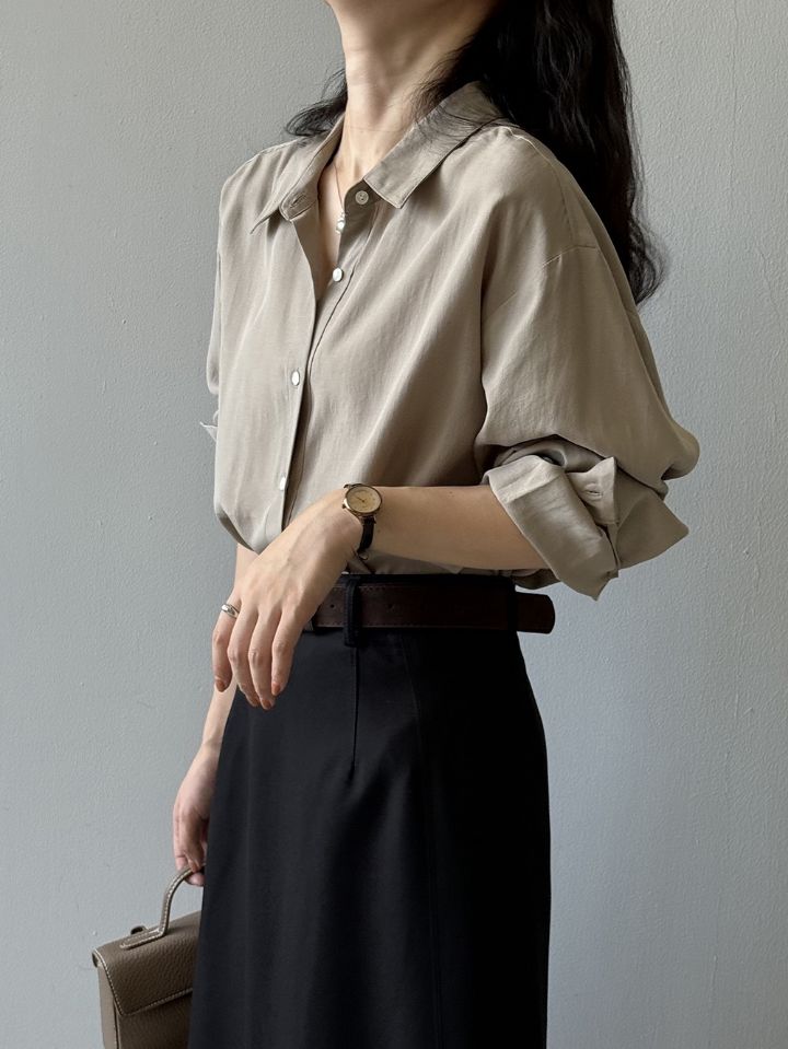 STAY HERE東大門直郵女士新款休閑時尚熱賣人氣襯衫蕾絲衫STAY HERE-2件起襯衫/蕾絲衫