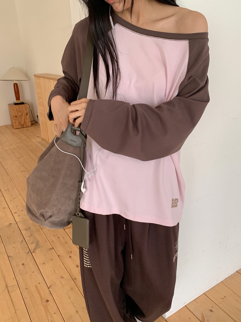 SUGAR CASE東大門實拍女士新品真品人氣推薦時尚長袖T恤SUGAR CASE長袖T恤