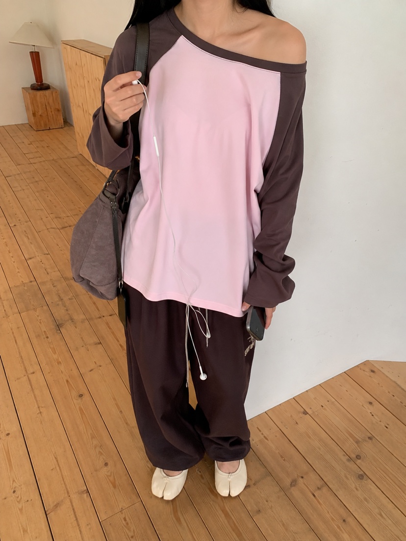 SUGAR CASE東大門實拍女士新品真品人氣推薦時尚長袖T恤SUGAR CASE長袖T恤