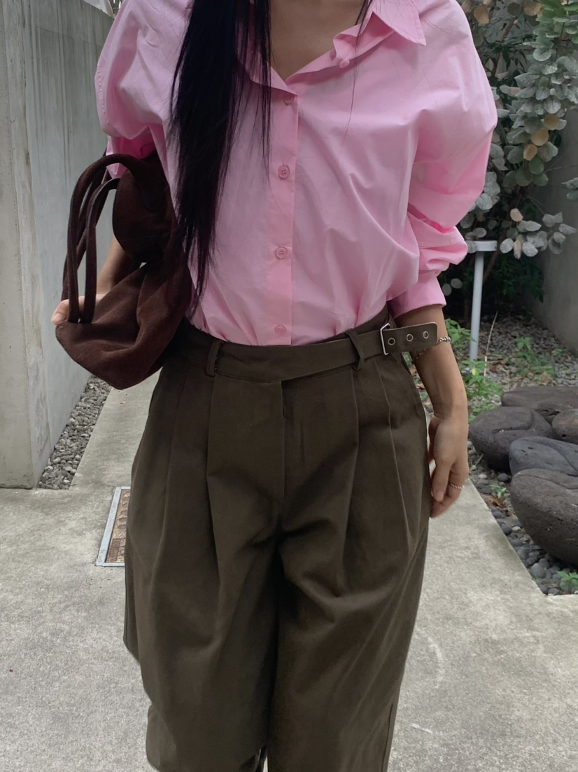 OVER NEAR東大門代購女裝新品熱賣時尚休閑人氣襯衫蕾絲衫OVER NEAR襯衫/蕾絲衫