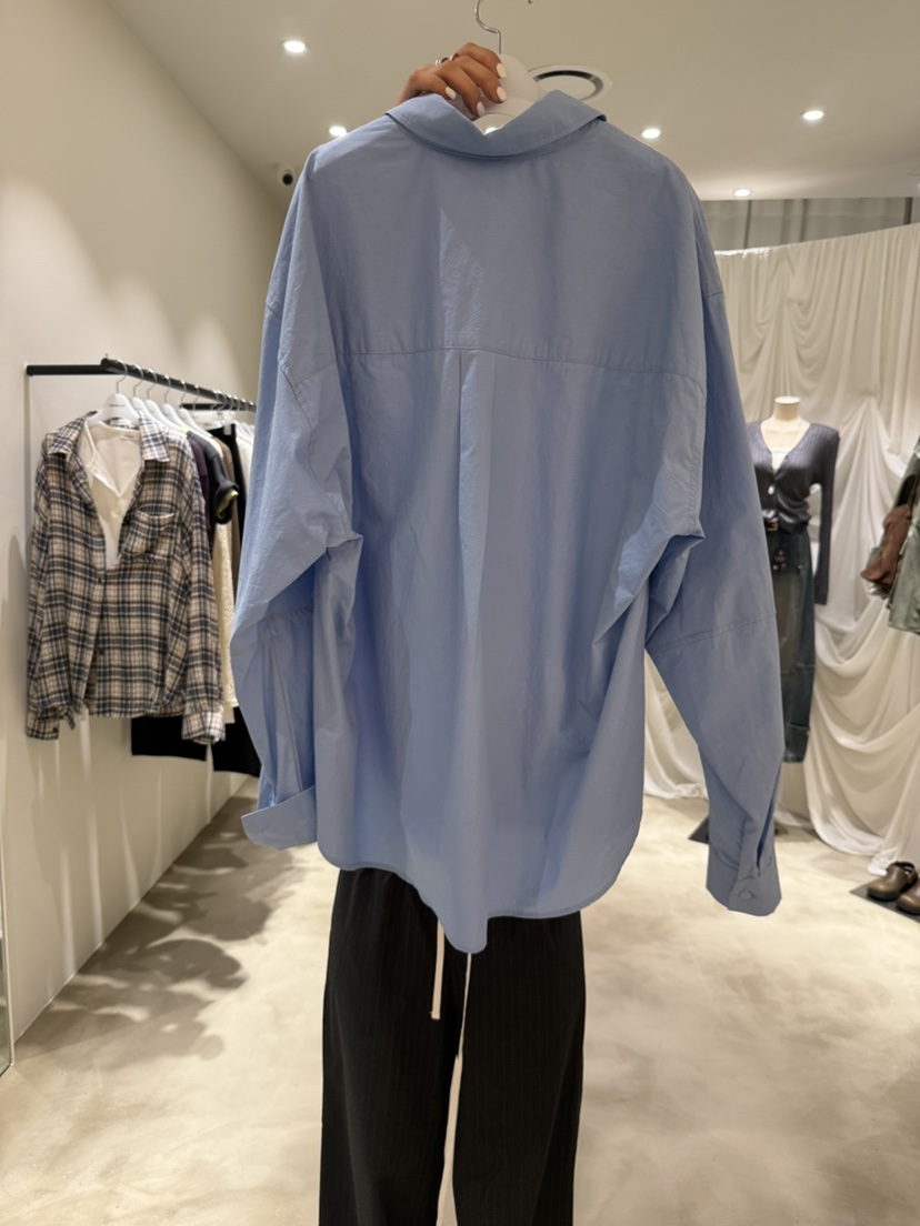 OVER NEAR東大門代購女裝新品熱賣時尚休閑人氣襯衫蕾絲衫OVER NEAR襯衫/蕾絲衫