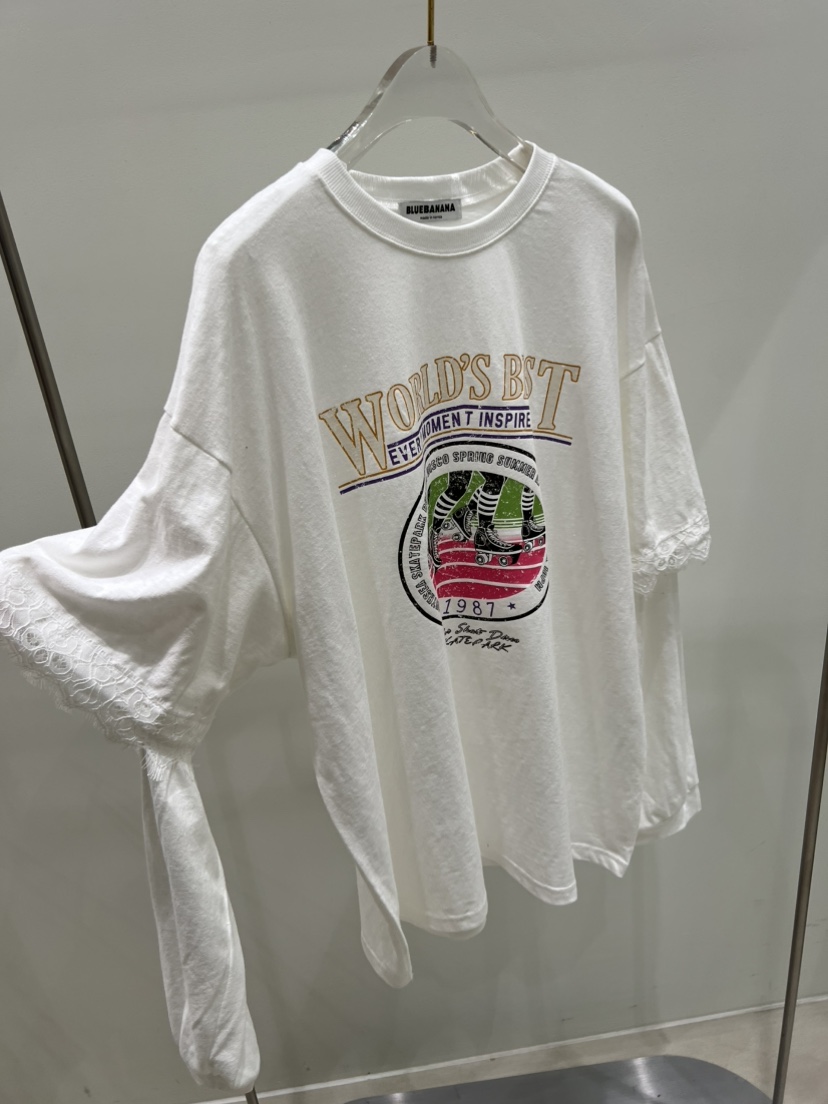 BLUE BANANA韓國直郵女士新品人氣熱賣時尚休閑推薦長袖T恤BLUE BANANA長袖T恤圖色1