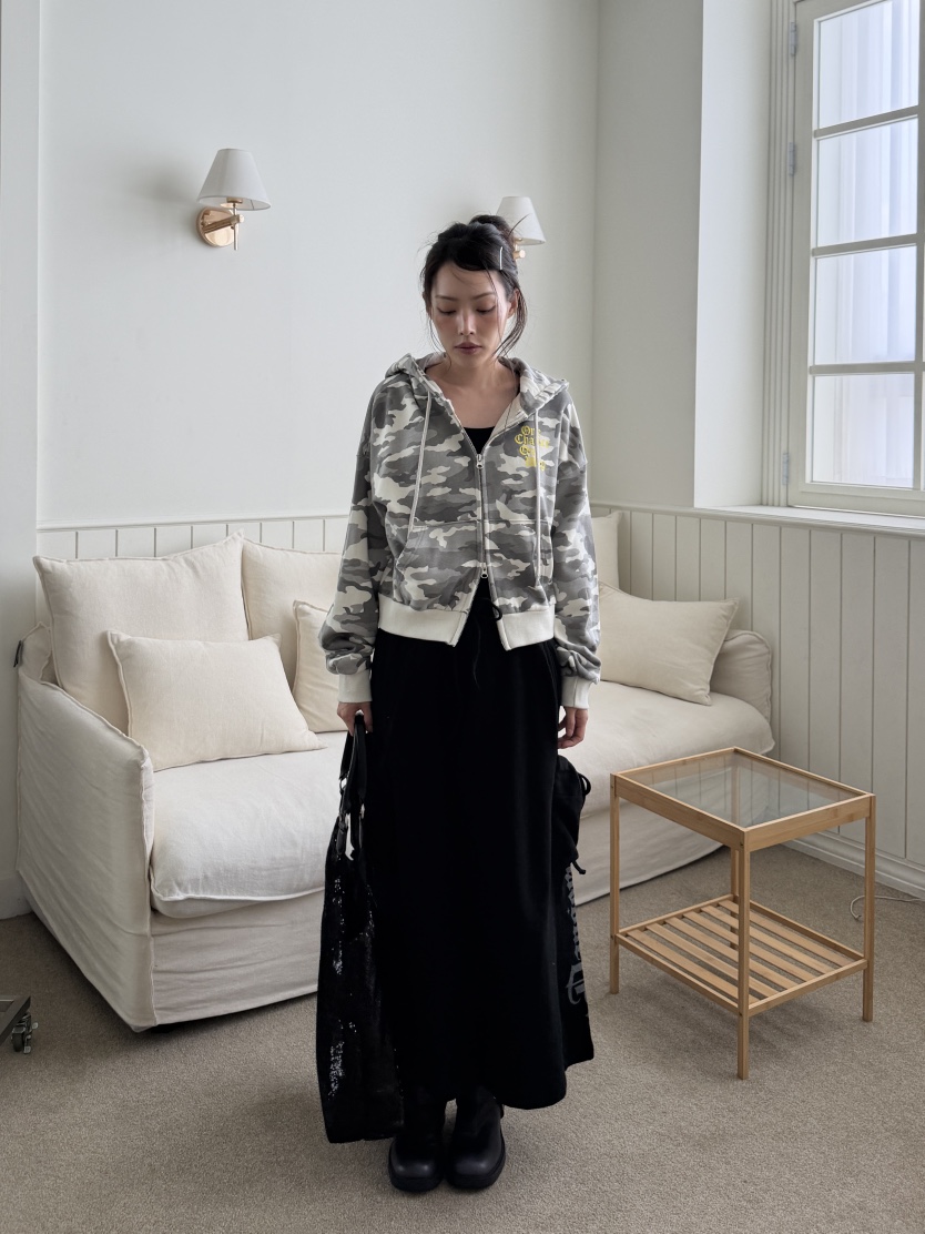 SUGAR CASE韓國代購女裝新款真品休閑人氣推薦熱賣長裙工裝SUGAR CASE長裙