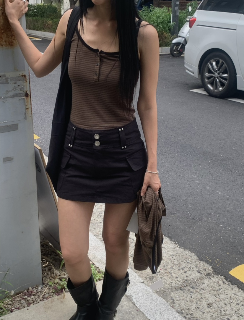 OVER NEAR東大門實拍女士新品熱賣休閑推薦長袖T恤不含吊帶OVER NEAR長袖T恤