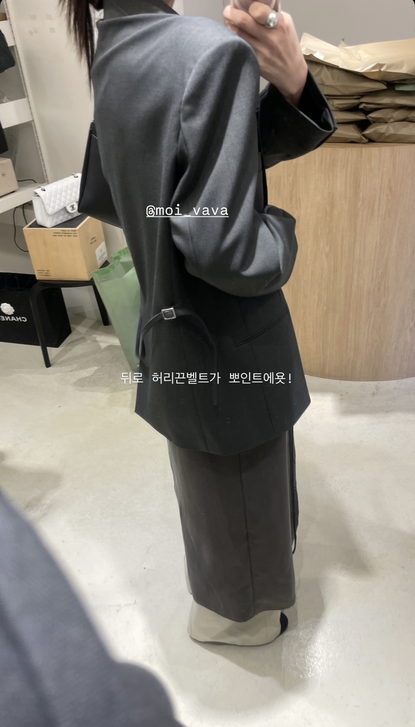 BOWIE東大門直郵26秋冬新款休閑人氣熱賣西裝西服含腰繩腰帶BOWIE西裝/西服