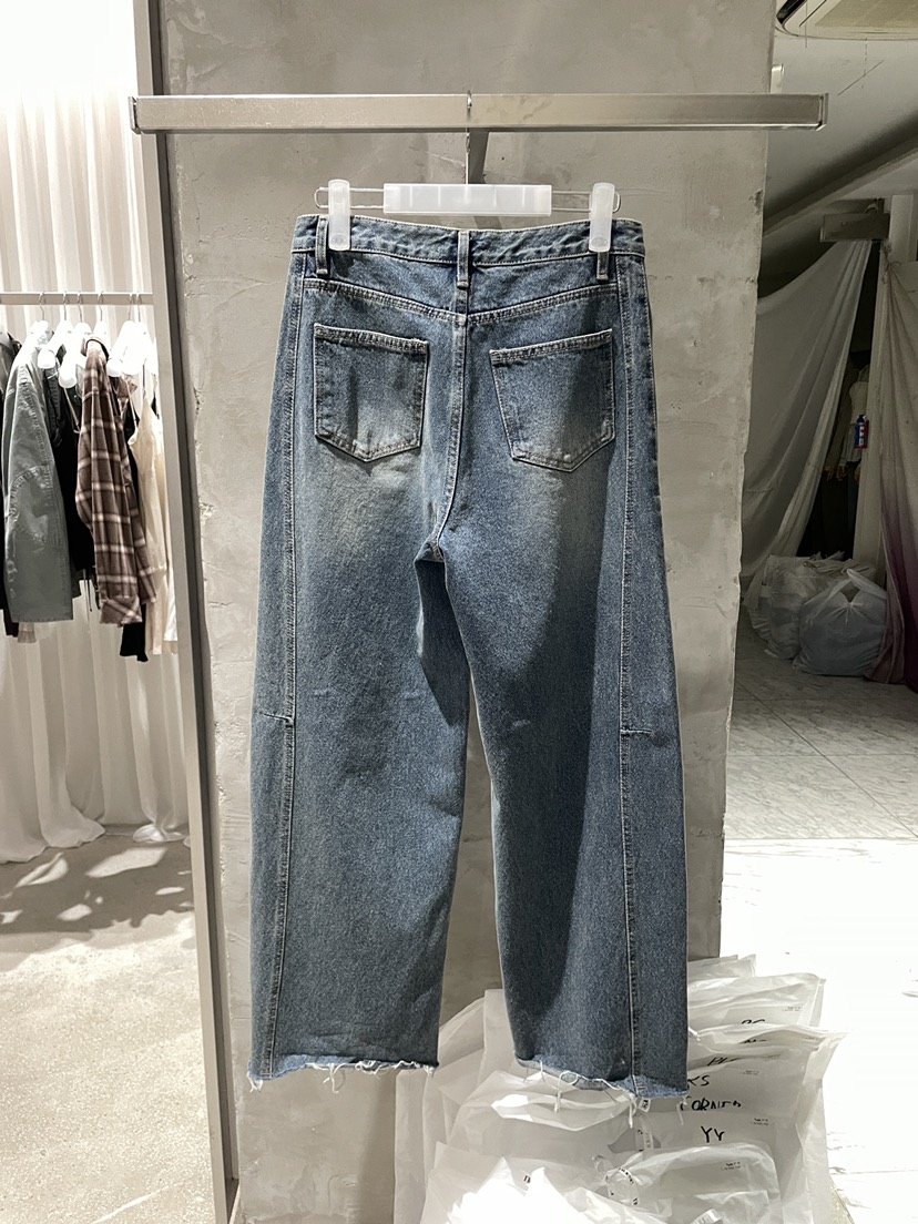 NUESE東大門代購女裝新品推薦真品人氣熱賣休閑時尚牛仔褲NUESE牛仔褲
