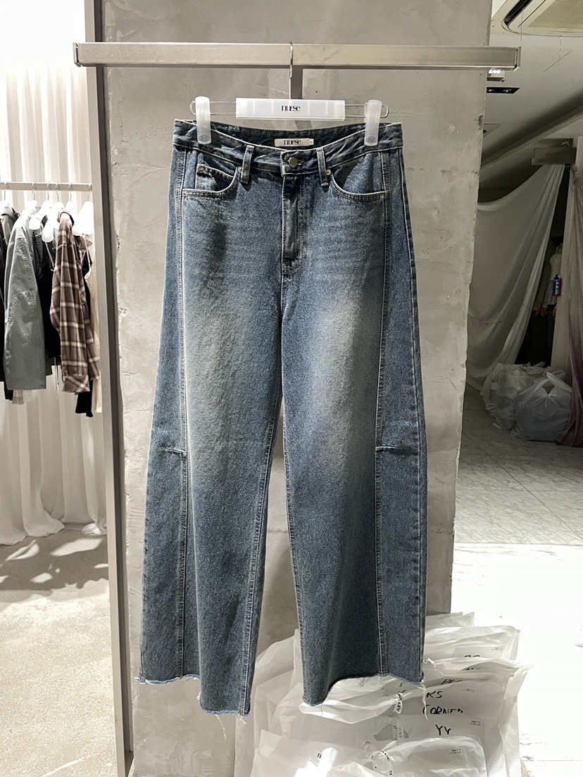 NUESE東大門代購女裝新品推薦真品人氣熱賣休閑時尚牛仔褲NUESE牛仔褲圖色1