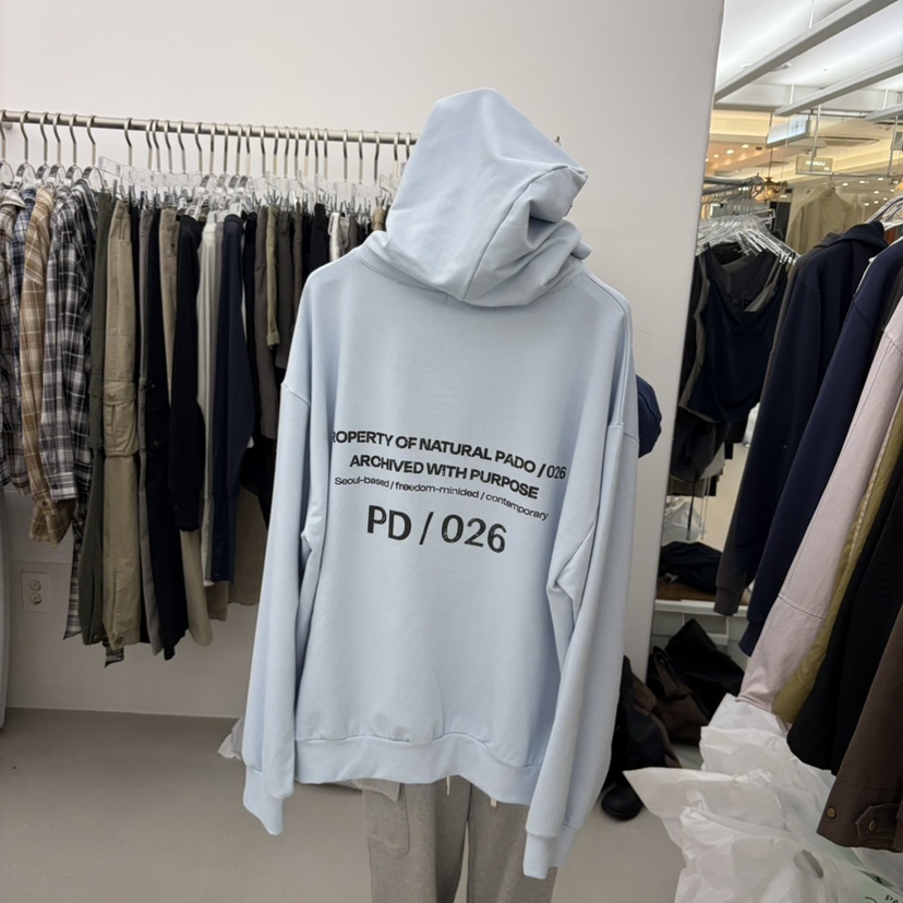 PADO韓國代購女士新款真品推薦時尚熱賣人氣衛衣拉鏈連帽衫PADO衛衣