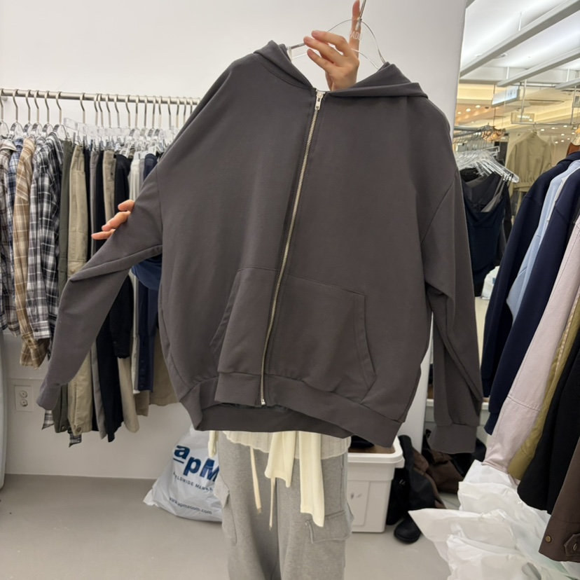 PADO韓國代購女士新款真品推薦時尚熱賣人氣衛衣拉鏈連帽衫PADO衛衣圖色3