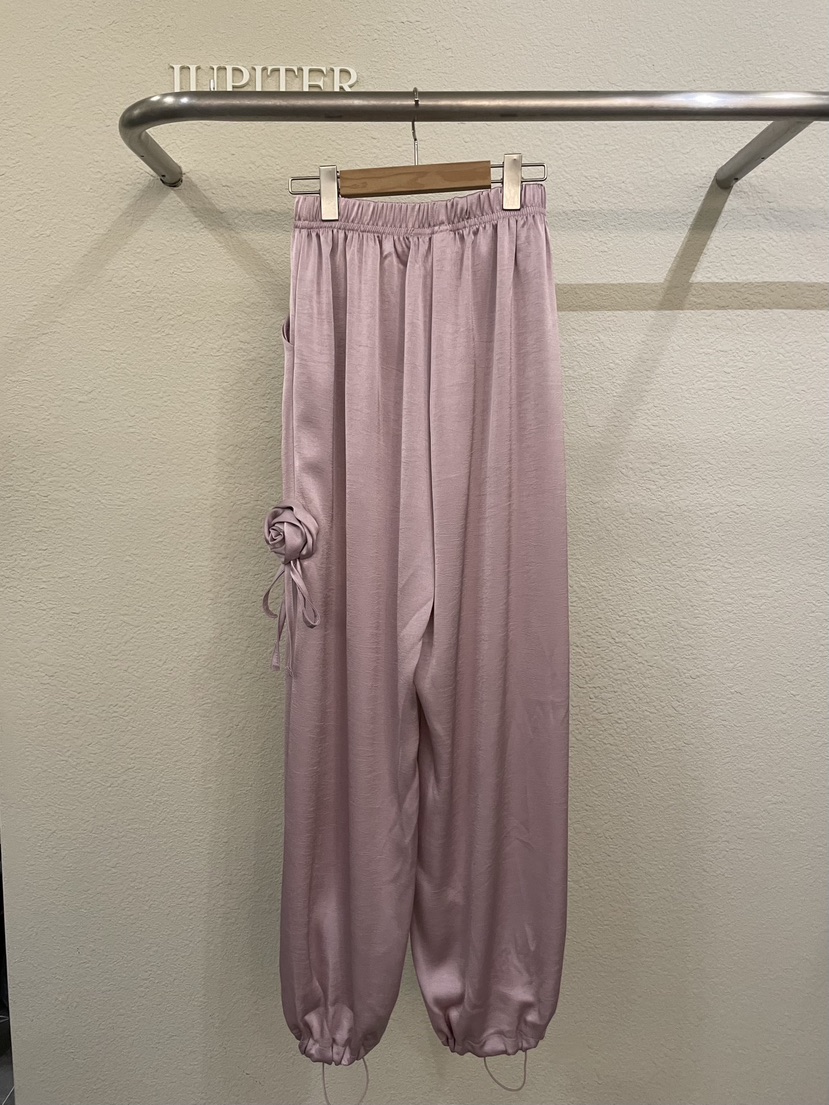 JUPITER東大門實拍女士新品熱賣真品推薦人氣休閑休閑褲緞面JUPITER休閑褲