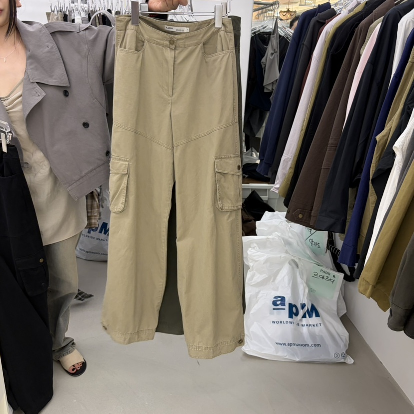 PADO東大門實拍女士新品時尚真品人氣推薦熱賣休閑褲褶皺PADO休閑褲圖色1