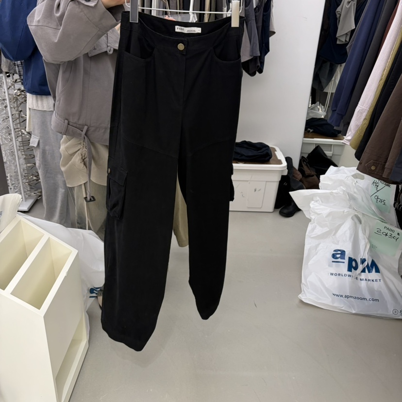PADO東大門實拍女士新品時尚真品人氣推薦熱賣休閑褲褶皺PADO休閑褲圖色2