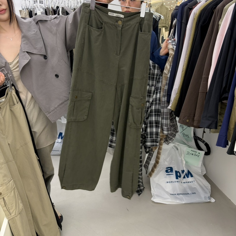 PADO東大門實拍女士新品時尚真品人氣推薦熱賣休閑褲褶皺PADO休閑褲圖色3