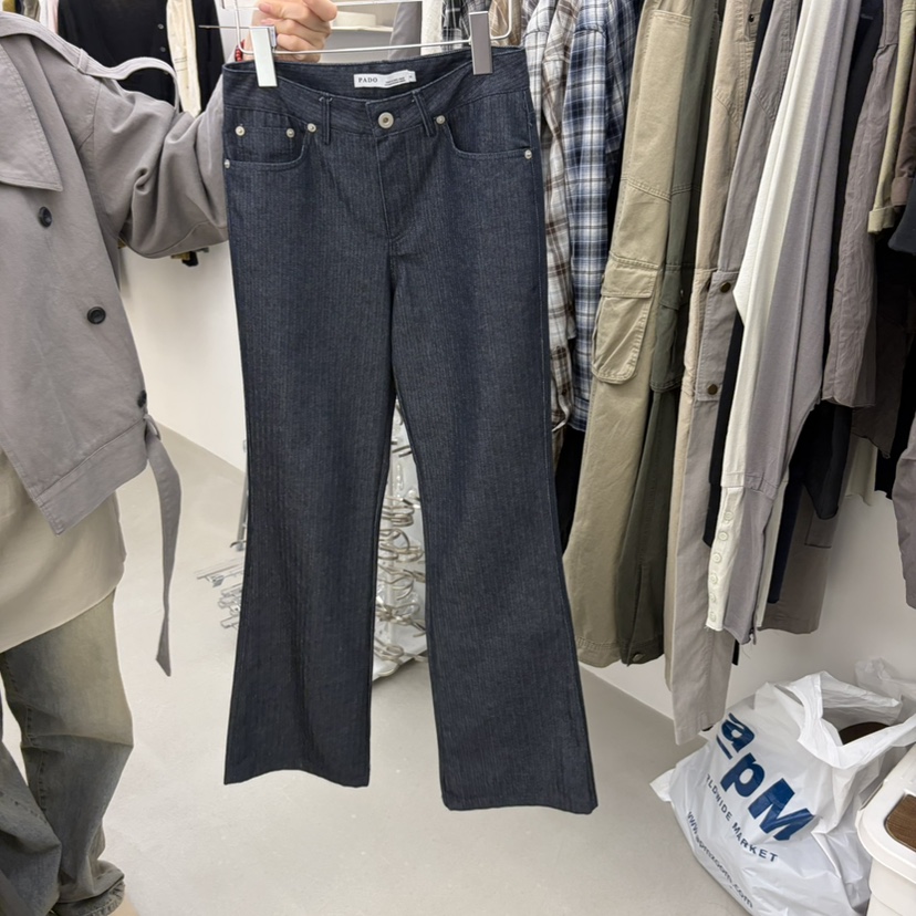 PADO東大門實拍女裝新品人氣真品休閑時尚熱賣休閑褲人字紋PADO休閑褲圖色1