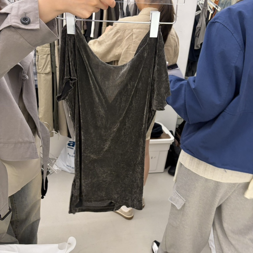 PADO韓國直郵女士新款真品熱賣推薦人氣時尚休閑T恤天鵝絨PADOT恤圖色3