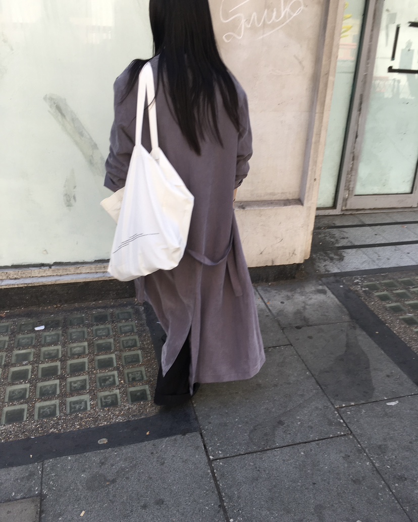 HEMP-P東大門代購女裝新品休閑熱賣真品時尚長款風衣含腰帶hemp長款風衣