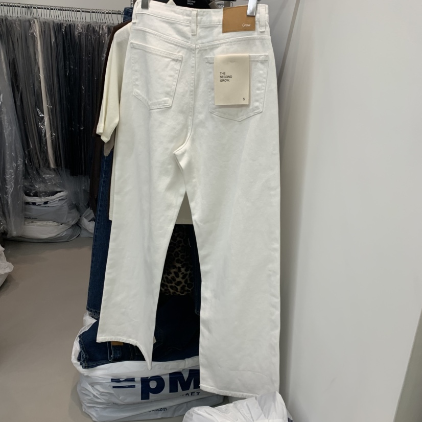 THE SECOND GROW東大門代購26秋季新品真品熱賣時尚牛仔褲THE SECOND GROW牛仔褲