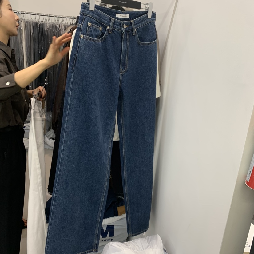 THE SECOND GROW東大門代購26秋季新品真品熱賣時尚牛仔褲THE SECOND GROW牛仔褲圖色2