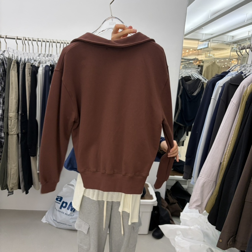 PADO東大門代購女裝新品時尚推薦熱賣休閑人氣真品衛衣V領PADO衛衣
