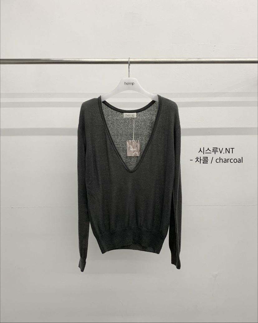 HEMP-P東大門實拍26秋冬新品人氣推薦熱賣休閑針織衫透明hemp針織衫圖色2
