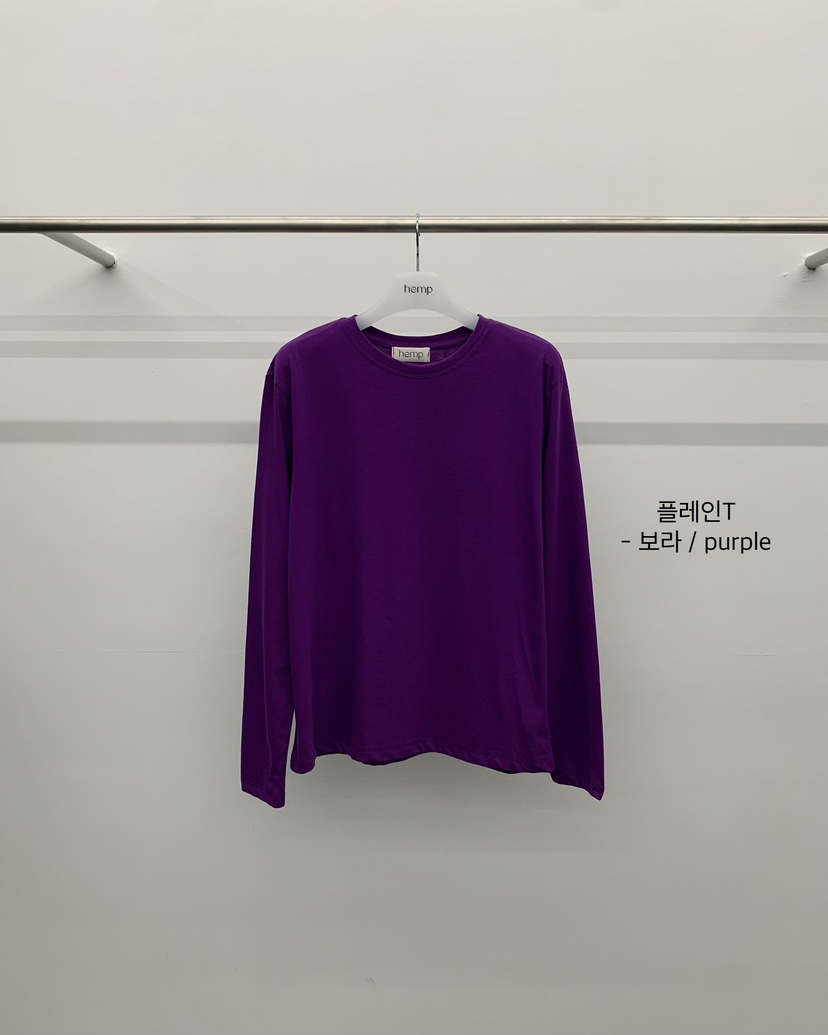 HEMP-P東大門直郵26秋季新品休閑時尚熱賣推薦人氣長袖T恤hemp長袖T恤圖色1