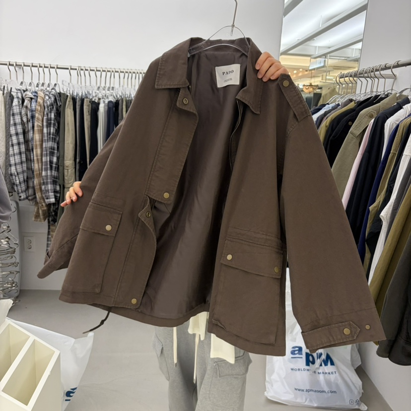 PADO韓國代購女士新品時尚推薦人氣熱賣真品休閑夾克PADO夾克圖色2
